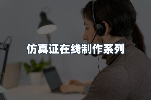 仿真证在线制作